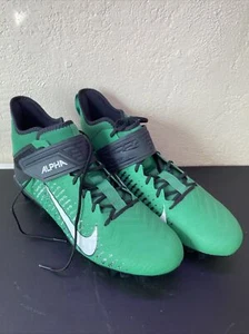 Nike Alpha Menace Pro 2  Men's Football Cleats- Men’s size 15 Green New W/o Box - Picture 1 of 7