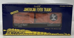 AMERICAN FLYER LIONEL 6-48378 ILLINOIS CENTRAL BOXCAR - S GUAGE - Picture 1 of 6