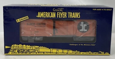 AMERICAN FLYER LIONEL 6-48378 ILLINOIS CENTRAL BOXCAR - S GUAGE - Image 1 of 4