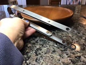 DE COLECCIÓN SUPREME CUTLERY TOWLE 18-8 JAPÓN ACERO INOXIDABLE CUBITOS PINZAS MODERNAS - Imagen 1 de 15