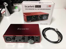 Focusrite Scarlett Solo 3rd Gen USB Audio Recording Interface Import Japan