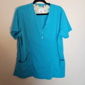 Dansko   Womens Scrub top  2XL  Blue  - Picture 1 of 8