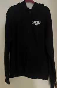 Sudadera con capucha negra con cremallera PF Frampton para hombre talla XXL - Imagen 1 de 6