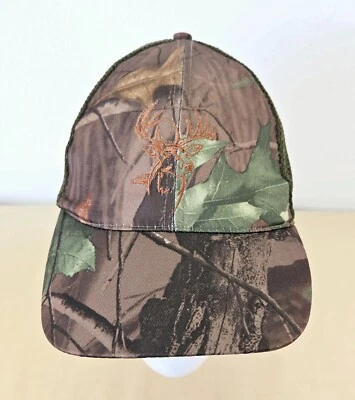 Vintage Hunting Embroidered Deer Cap Hat Adjustable Camo New no Tags - Image 1 of 4