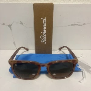 Knockaround Sunglasses Paso Robles Blonde Tortoise Shell / Amber Polarized 400UV - Picture 1 of 9