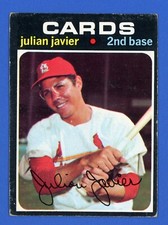 1971 Topps #185 Julian Javier VG Very Good St. Louis Cardinals