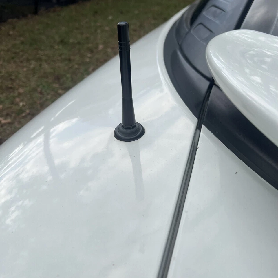 4 inch " Short Black Aluminum Antenna Mast AM/FM for DODGE STEALTH 1991-1996 New - Image 1 of 4