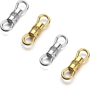 Double Opening Swivel Clasp for Necklace, Clasp Connector for Pendant, Necklace - Picture 1 of 7