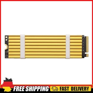 M.2 Solid-State-Festplatten-Kühlkörper für NVMe 2280 SSD (Gold) - Bild 1 von 6