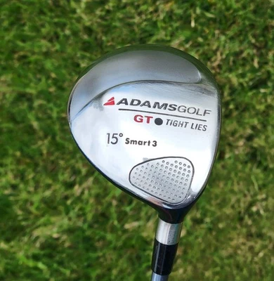 Cubierta de cabeza de varilla de grafito regular Adams Golf GT Tight Lies Smart 3 madera 15* diestro  Foto 1 de 4