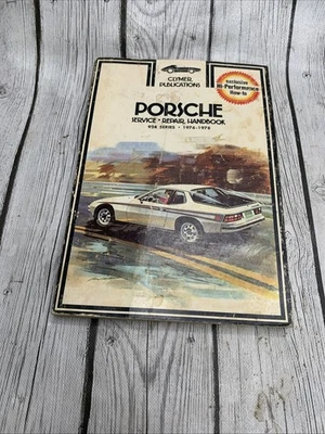 Manual de taller Porsche 924 Clymer 1976 - 1978 manual de reparación de servicio primera edición Foto 1 de 4