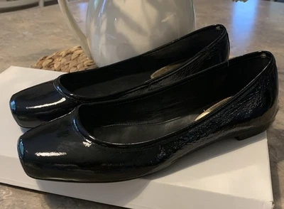 Pisos de ballet Antonio Melani charol negro 6,5 M Foto 1 de 4