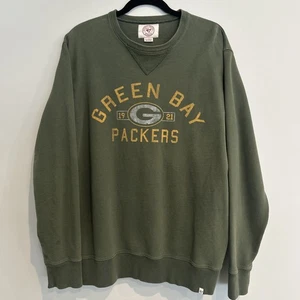 Green Bay Packers Long Sleeve Men X Large 47 Brand Pullover Sweater Sweatshirt - Picture 1 of 4