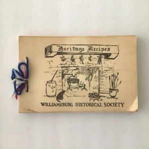Vintage Heritage Recipes Cookbook Williamsburg Historical Society - Bild 1 von 16
