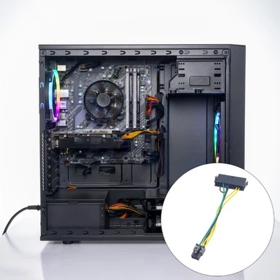 Universal 24Pin to 6Pin Power Supply Conversion Cable Replacement for 7050 7080 - Image 1 of 4