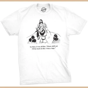 Mens Story Time With Jesus T Shirt Funny Easter Christian Faith Church Shirt - Picture 1 of 7