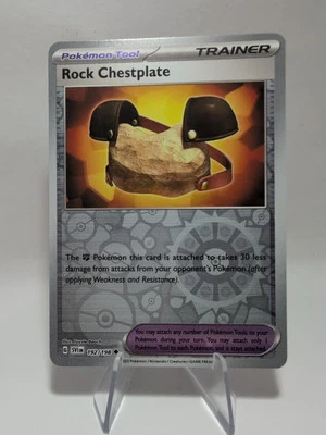 Pokemon Rock Chestplate 192/198 Scarlet And Violet Base Set Reverse Holo... - Image 1 of 2