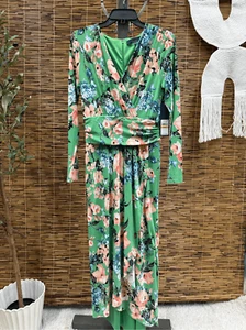 Vestido de fiesta y cóctel RACHEL ROY para mujer envolvente sintético MIDI TALLA MEDIANA - Imagen 1 de 3
