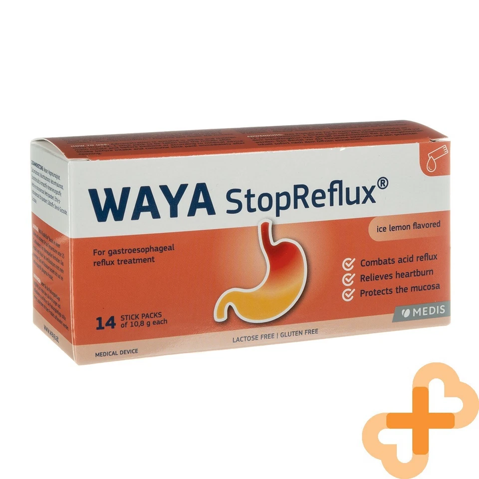 WAYA STOPREFLUX Oral Suspension 14 Sachets Acid Reflux Heartburn Support - Image 1 of 4