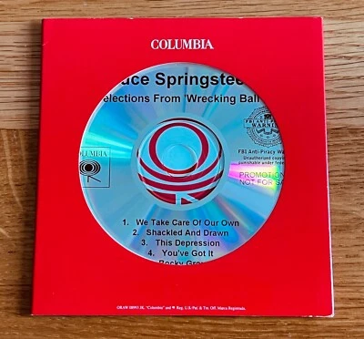 Bruce Springsteen - Selections From Wrecking Ball Very Rare US Promo CD - Bild 1 von 4