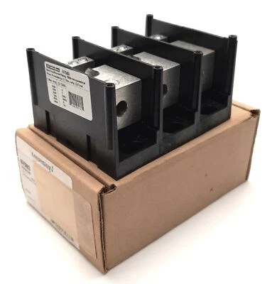 Блок распределения питания Ferraz Shawmut 67583 3P 175A 600 В, основание 5 дюймов x 4 дюйма - Изображение 1 из 4