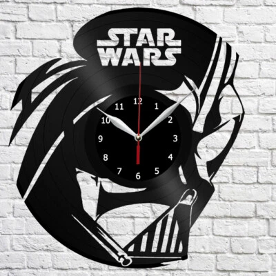 Star Wars Darth Vader Vinyl Record Wall Clock Fan Art Decor Original Gift 4107 - Image 1 of 4