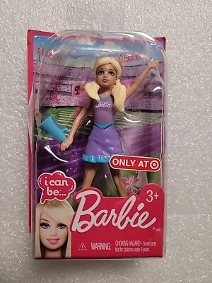 Muñeca Barbie 2013 'I can be' Cheer Leader minifigura 4" exclusiva de Target Foto 1 de 2