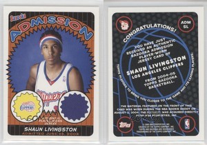 2004-05 Topps Bazooka Admission Shaun Livingston #ADMSL Rookie RC