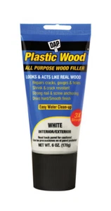 DAP Plastic Wood All Purpose Latex Wood Filler, White, 6 Oz (7079800585) - Picture 1 of 1