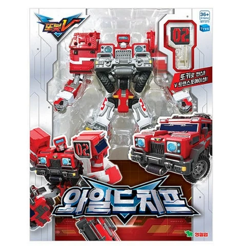 Tobot Wild Chief Transforming Action Figure Toy Tobot V Season 3 Korean Robot Cover