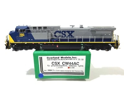 Overland OMI CSX GE CW44AC CSX Transportation #280 N Brass Model #2884.1 - Image 1 of 4