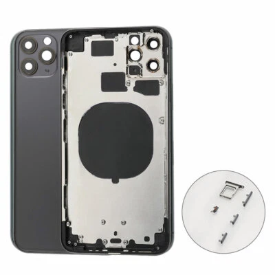 OEM For iPhone 11 Pro Max 6.5" Back Glass Housing Battery Cover +Small Parts US - Image 1 of 3