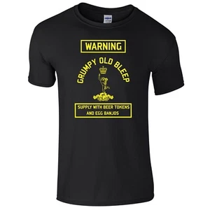 Royal Signals, T-Shirt, British Army, Germany,BAOR,Grumpy Old Bleep - Picture 1 of 8