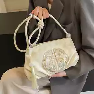 Women Chinese Style Embroidery Floral Shoulder Bag Ethnic Crossbody Bag Handbag - Picture 1 of 19