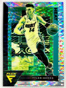 2020-21 Panini Flux Tyler Herro Silver Pulsar Prizm Card #95 SP NBA Miami Heat - Foto 1 di 2
