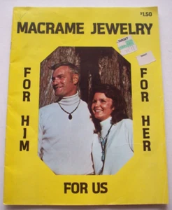 Vintage 70's Macrame Jewelry for Him For Her patterns and instructions - Picture 1 of 6