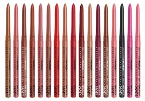 3 Pack NYX Retractable Mechanical Lip Liner Pencil Waterproof YOU CHOOSE - Picture 1 of 39
