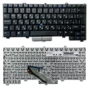 Genuine QWERTY BULGARIAN keyboard DELL Latittude D400 D410 /0M5374 /DE4-BUL - Picture 1 of 3