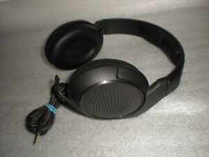Genuine Sennheiser HD 200 Pro Wired Over Ear Headphones - Black