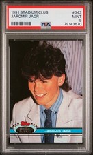 1991 Topps Stadium Club Hockey Jaromir Jagr RC #343 Pittsburgh Penguins