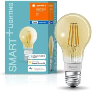 Ledvance LED Lampe E27 Smart Bluetooth warmweiß dimmbar Glühbirne filament gold - Bild 1 von 5