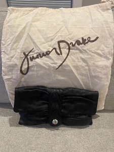 New Junior Drake Leather Clutch/Shoulder Bag - Picture 1 of 10