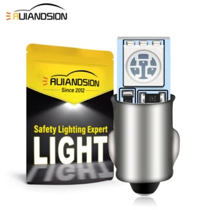 Ruiandsion BA7S 5050 2 LED Bulb Car Instrument Panel Light 6V 12V 24V Blue Flash - Picture 1 of 12