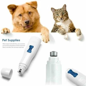 Pet Nail Grinder Safe Claw Grooming Trimmer Electric Tools Dog Cat Paws Clipper - Picture 1 of 11