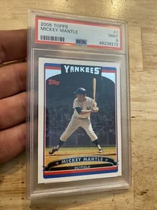 Mickey Mantle PSA 9 Topps Collector Card New York Yankees Collector NYC 2006 WOW - Picture 1 of 12