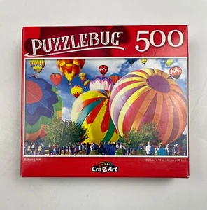 Puzzlebug Cra-Z-Art 18.25"x11" Puzzle 500 Piece Ballooning Over the Alps Sealed - Picture 1 of 5
