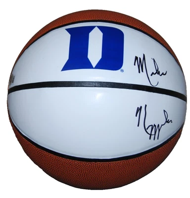 MIKE KRZYZEWSKI Firmado DUKE BLUE DEVILS Entrenador K Logo Baloncesto BECKETT BT56344 Foto 1 de 4