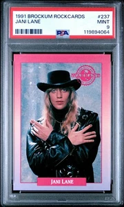 1991 BROCKUM ROCKCARDS 237 JANI LANE PSA 9 - Picture 1 of 2