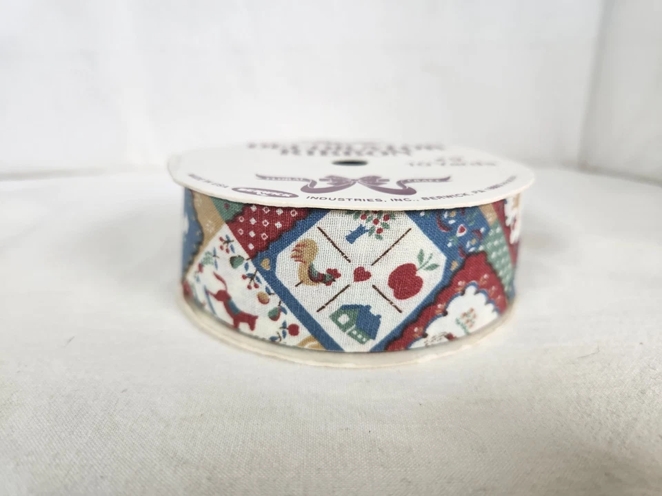 Vintage Fabric Ribbon Country 8-9 yds - Image 1 of 2