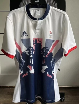 GREAT BRITAIN NATIONAL TEAM FOOTBALL SHIRT SOCCER JERSEY ADIDAS sz. M - Image 1 of 4